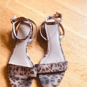 A New Day Tan Leopard Print Sandals